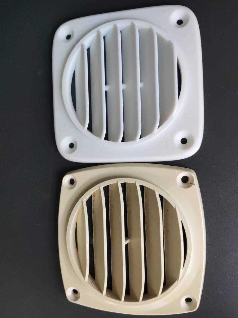 ventilation grille by gaufre nebel loisir diy gril rechange ligne mer yacht 3D print model - Mito3D