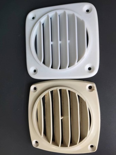 ventilation grille by gaufre nebel loisir diy gril rechange ligne mer yacht 3d print model - Mito3D