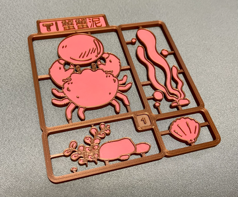 thank crab a cute fun coaster by chameko household office table home kit card 3d print model - Mito3D