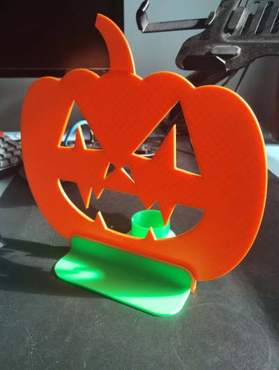 halloween kürbis kerze halter unterstützung by gottheit haushalt dekor dekoration 3d print model - Mito3D