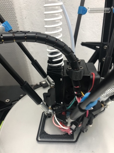tube ventilator adapter anycubic kossel by jenson hainke 3d drucker zubehör thingiverse 3d print model - Mito3D