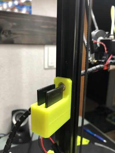 sd card holder 2020 by jensonhainke 3d printer accessories thingiverse 3d print model - Mito3D