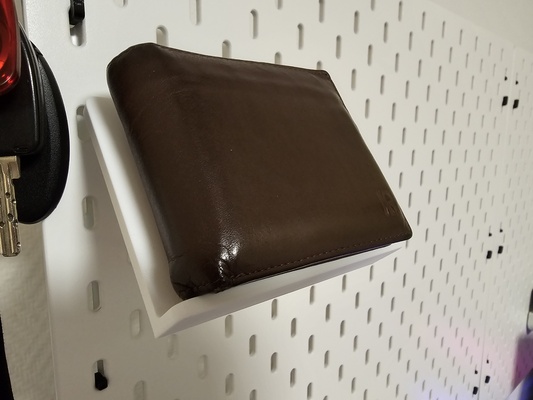 skadis wallet shelf shared by izegod fashion models 3d print model - Mito3D