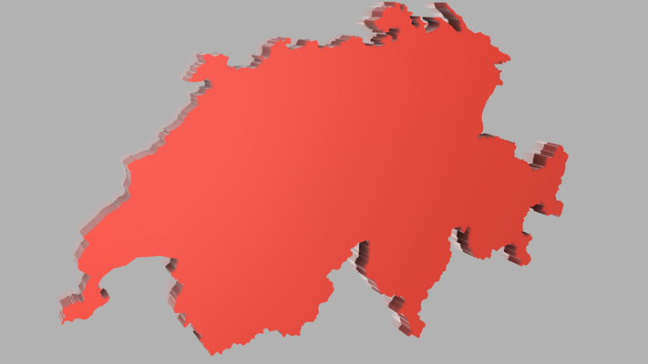 schweizerisch karte umrisse of schweiz by aleks89 bildung modelle topographie topographisch land berge schweiz gliederung karten schweizer taschenmesser karte umrisse 3d print model - Mito3D