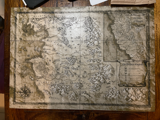 witcher 3 map of continent - hueforge print by cyanidesugar art models thewitcher filamentpainting geralt yennefer large multicolor 3d print model - Mito3D
