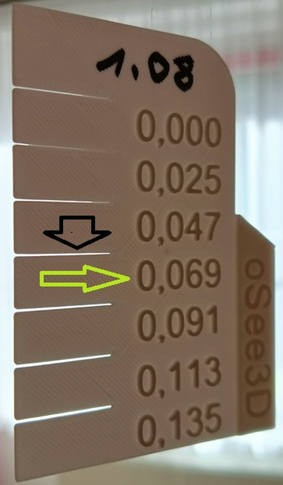 fluir proporción medición herramienta by osee3d 3d impresora prueba modelos relación flujo 3d print model - Mito3D