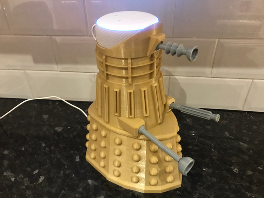 dalek fred by brithawkes household decor doctor who echo amazon google 3d print model - Mito3D