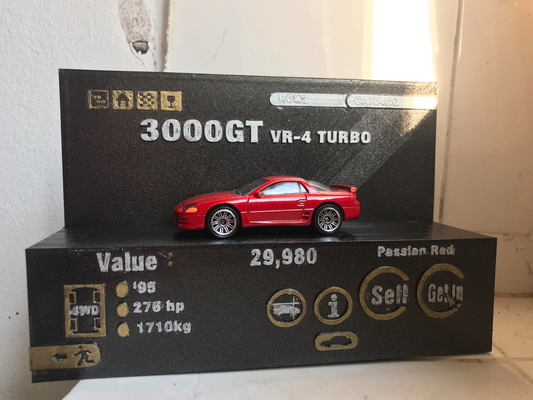 gran tursimo 2 mitsubishi 3000gt afficher supporter multicolore prêt by zoomeurs loisir diy véhicules 3000 roues chaudes gran turismo 3d print model - Mito3D