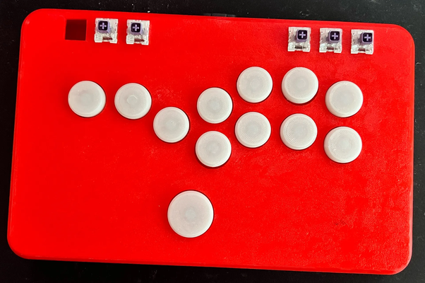 mx kiraz kutusu kaldıraçsız oyun makinesi çubuk dövüş çubuğu hitbox by ohmikegoodness hobi kendin yap elektronik kontrolör video oyunu sokak dövüşçü tekken ölümlü kombat sf6 kavga karışım 3d print model - Mito3D