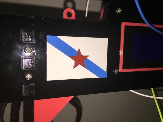 galician nationalist flag multicolor by sagatxxx art signs & logos galicia 3d print model - Mito3D
