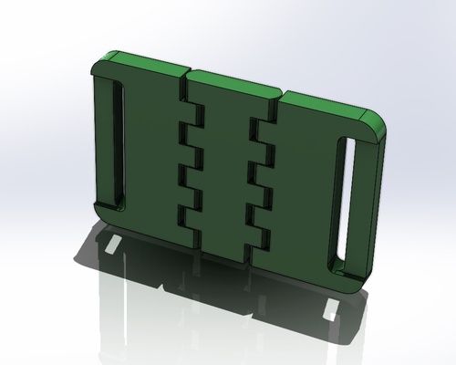 flexibel gürtel schnalle tsa sicher by idex mode modelle flexy flexi flughafen 3d print model - Mito3D