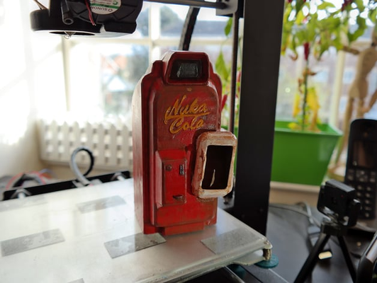cair 4 nuka cola vending máquina by aaron p brinquedos jogos 3d print model - Mito3D