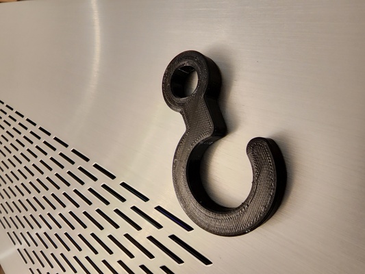 sencillo cuerda gancho by herramientas artilugio 3d print model - Mito3D