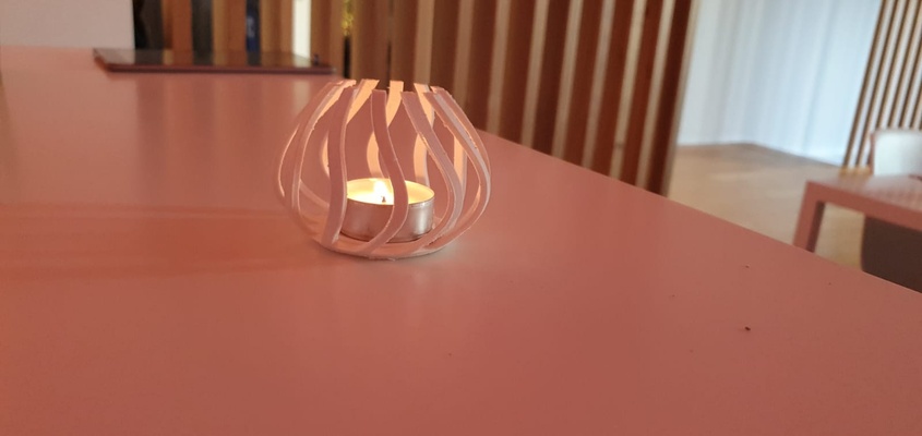 decorative candle light by kabukiman household house models 3d print model - Mito3D