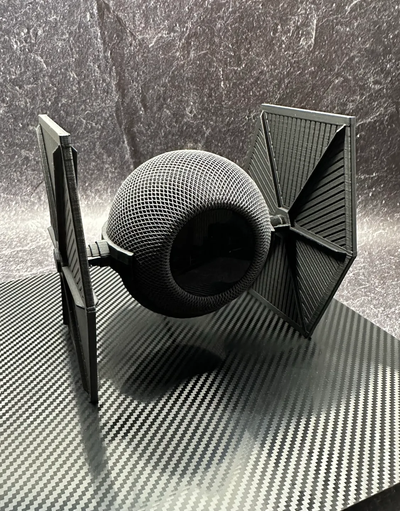 star wars homepod mini stand - tie fighter remixed by my 3d printing lab household decor 3d print model - Mito3D