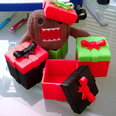 natal presente caixa by muddtt casa festividades thingiverse 3d print model - Mito3D