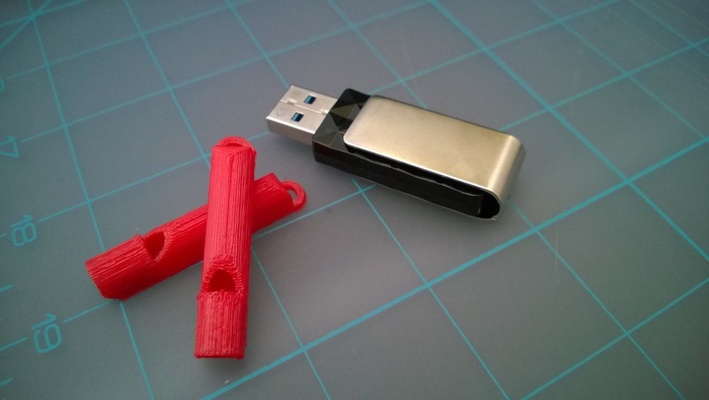 emergency whistle by muddtt fashion models small keychain safety thingiverse 3d print model - Mito3D