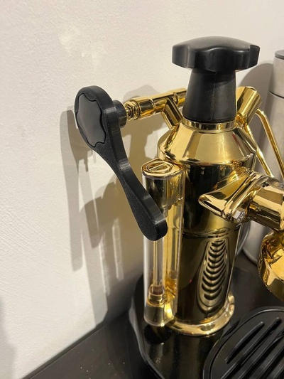 la pavoni europiccola steam knob lever remixed by squid man hobby & diy coffee coffeemachine espresso lapavoni machine 3d print model - Mito3D