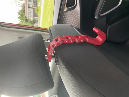 improved headrest hook remixed by hobson318 hobby & diy vehicles 3d print model - Mito3D