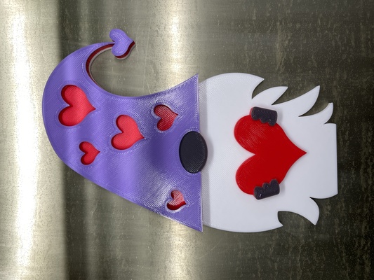 valentines cœur gnome remix remixé by hobson318 art modèles 3d print model - Mito3D