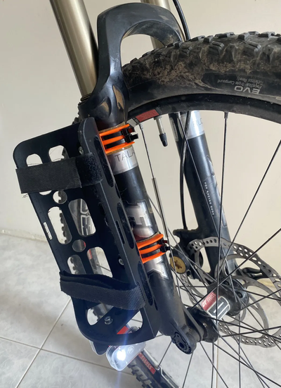 cargaison cage vélo fourchette by tendance parlé loisir diy sport air gravier vtt emtb trekking tour 3d print model - Mito3D