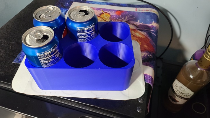minimal 6 pack can holder by nosut4321 household house models soda sodacan 3d print model - Mito3D