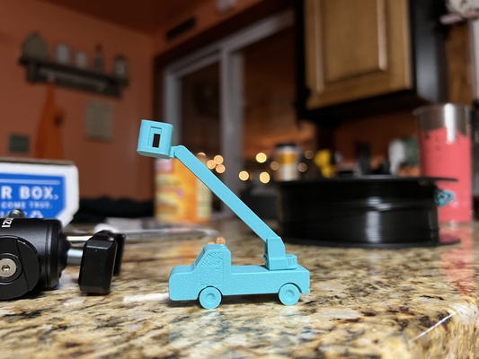 impresión in sitio cubeta camión by movimiento rápido ojo thompson pasatiempo bricolaje diy vehiculos construcción grua juguetes construccion juguete imprimirenplacecar cangilones 3d print model - Mito3D