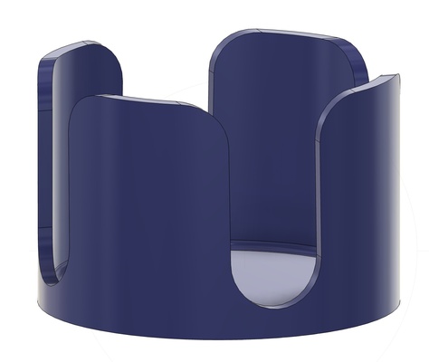 ardoise coaster titulaire soutien by rem thompson ménage maison modèles verre montagnes russes 3d print model - Mito3D