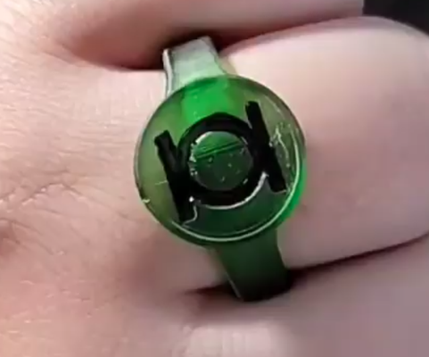verde linterna anillo by movimiento rápido ojo thompson moda modelos dc comics superhéroe 3d print model - Mito3D