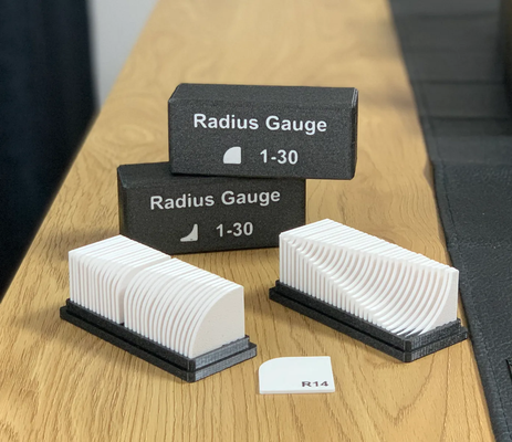 radius gauge r1-30mm by restoredoctor tools measure radiusgauge radiusfinder measurementtool organizer 3d print model - Mito3D