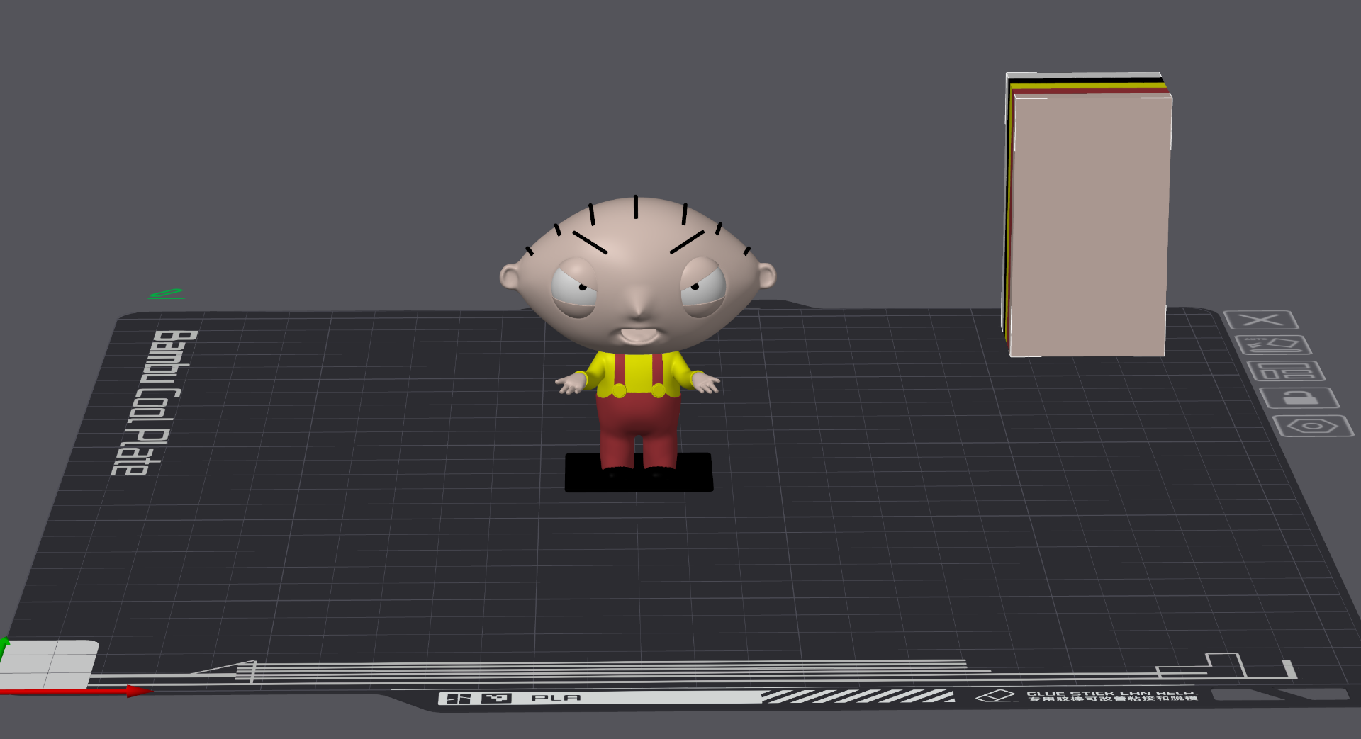 stewie stui grifone by my 3d stampa laboratorio giocattoli giochi personaggi famiglia tipo 3D print model - Mito3D