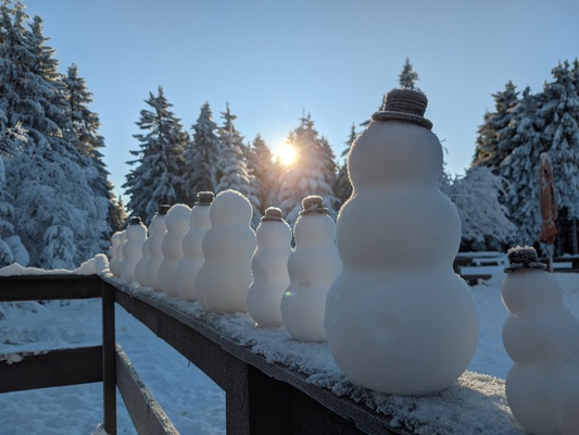 semplice pupazzo neve muffe by spinoso giocattoli giochi all'aperto giocattolo natale inverno muffa decorazioni natalizie decorazione invernale divertimento 3d print model - Mito3D