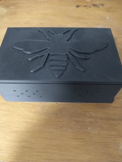 masón abeja almacenamiento caja remezclado by paquidermo casa jardín 3d print model - Mito3D