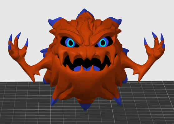 bomb final fantasy fan art remixed by roobarb miniatures creatures fanart monster video game decoration 3d print model - Mito3D