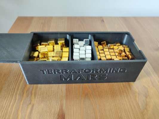 terraforming mars resource cube holder by danospeti toys & games board terraformingmars tokenholder 3d print model - Mito3D