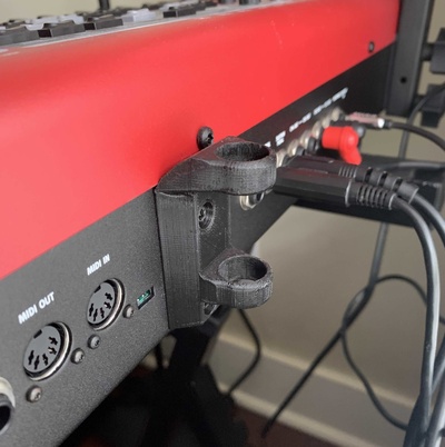 remix mounting bracket nord stage 3b by wesyarber hobby & diy music mount phone thingiverse 3d print model - Mito3D