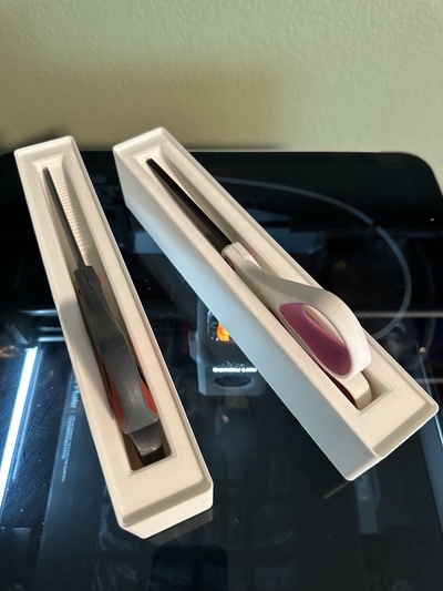 scotch scissor holder gridfinity by realdawnerd household office storage scissors 3d print model - Mito3D