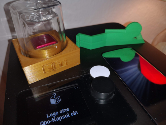caffè espresso bicchiere titolare supporto inserire qbo capsula tchibo by 3djupp domestico casa modelli macchina per portacapsule squadrato cucina organizzatore bevanda colazione 3d print model - Mito3D