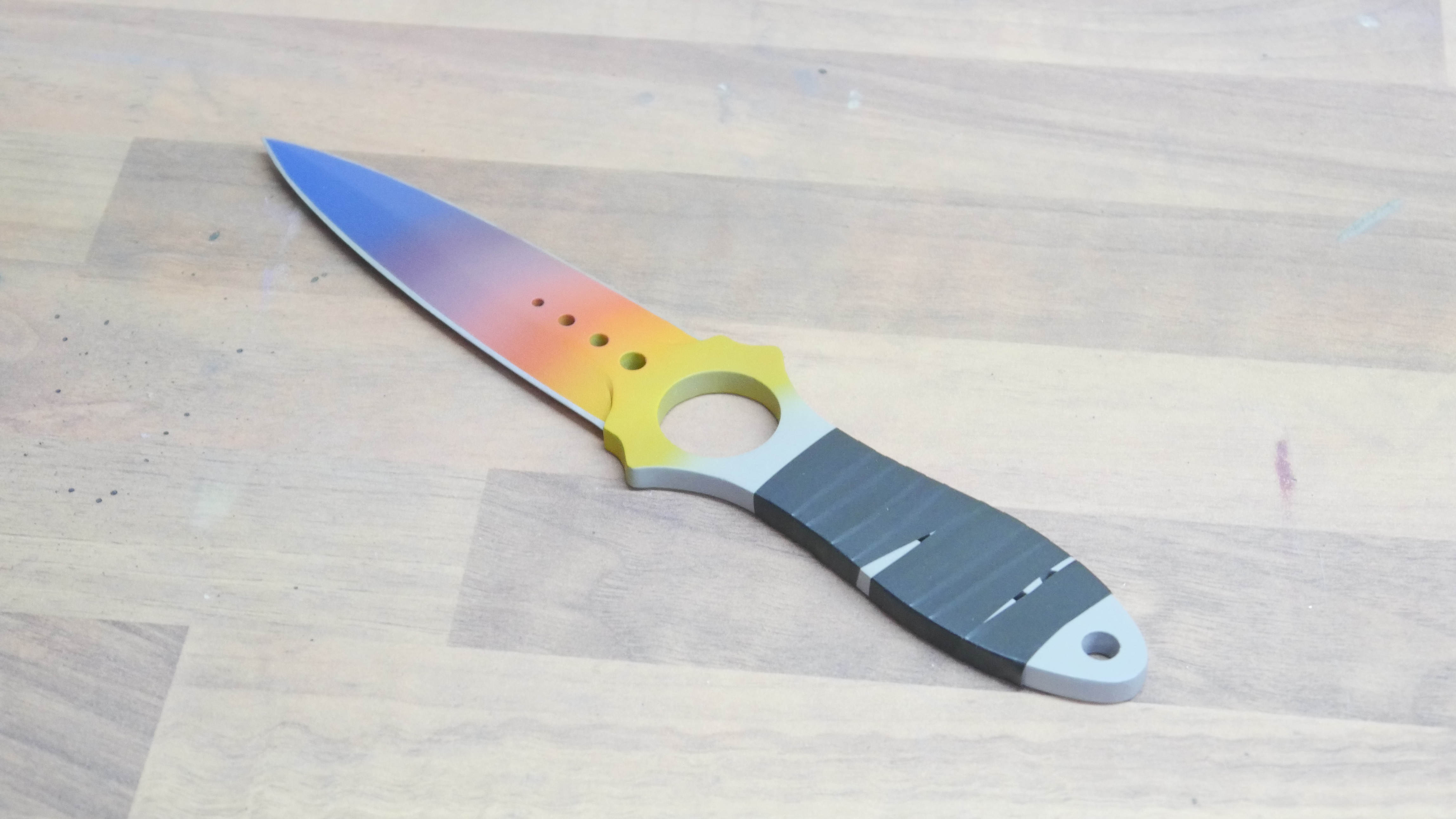 cs go skeleton knife by wf3dprinting props & cosplays counterstrike skins 3D print model - Mito3D