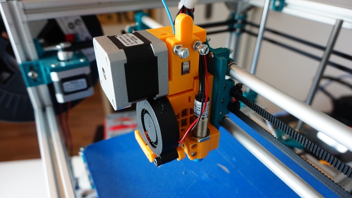 hypercube prusa i3 mk2 direct drive extruder by wf3dprinting 3d printer accessories prusai3 thingiverse directdrive corexy 3d print model - Mito3D