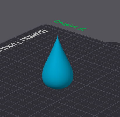 droplet by aleksandar toplek art models water drop 3d print model - Mito3D