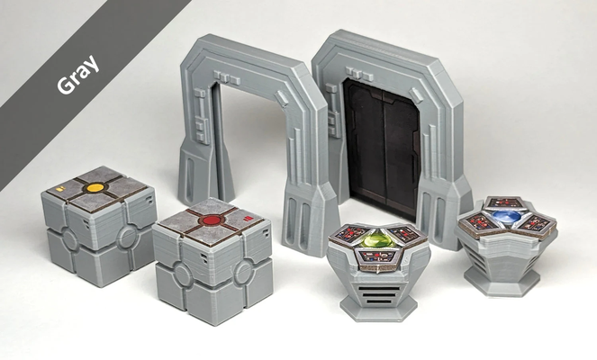 imperial assault - terminal crate door by tabletopgoodies toys & games board 3d print model - Mito3D
