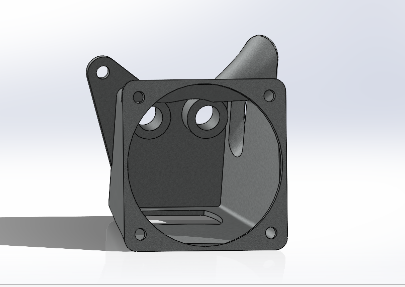 efficiente ender 3 cr10 serie raffreddamento condotto by hdz disegni 3d stampante parti veloce leggero ender3 semplice cr10mini efficienza 3D print model - Mito3D