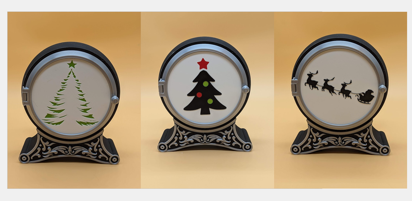 christmas scene collection halloween tea light dispaly remixed by madmax3d household festivities christmastree tree santa ornament 3d print model - Mito3D