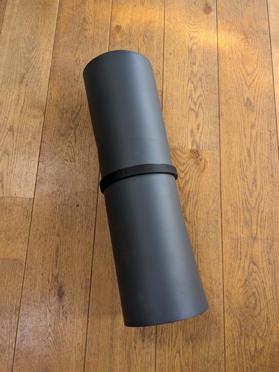 yoga jimnastik rulo mat yüzük kulp destek parametrik by piled3d hobi kendin yap spor açık havada kamp mantar köpük uyku tulumu patlamak poz germe 3d print model - Mito3D