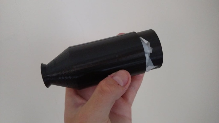 caméra obscura portée by kyle harrity éducation physique astronomie freecad lumière support optique photographie trou d'épingle tube 3d print model - Mito3D