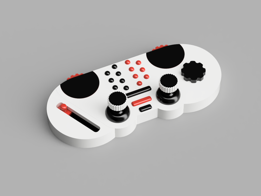 ultimate fidget toy - controller edition by scattered collectables toys & games fidgettoy 3d print model - Mito3D