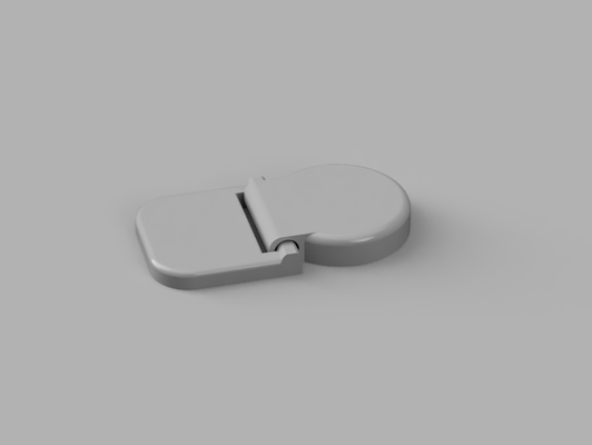 botón cubierta carcasa funda by dispersado coleccionables herramientas artilugio bisagra impresión 3d print model - Mito3D