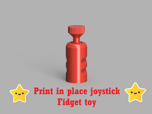joystick fidget toy by scattered collectables toys & games sensory 3d print model - Mito3D