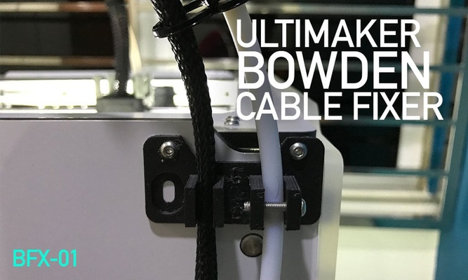 ultimaker bowden fixateur bfx 01 by calvitie 3d imprimante accessoires ultimaker2parts 3d print model - Mito3D